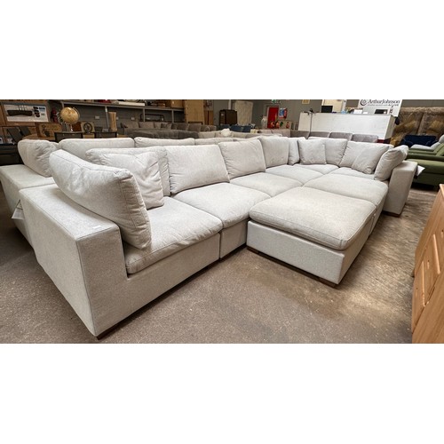 3166 - A Lowell 8 piece sectional modular sofa, original RRP £1916.66 + VAT (4242-18) *This lot is subject ... 