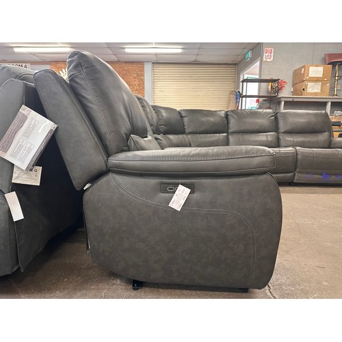 3168 - A Gilman Creek Wylder leather corner sofa, original RRP £1833.33 + VAT (4242-37) *This lot is subjec... 
