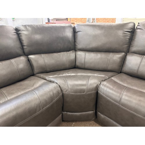 3168 - A Gilman Creek Wylder leather corner sofa, original RRP £1833.33 + VAT (4242-37) *This lot is subjec... 