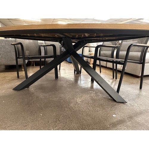 3171 - A Pro Loisirs Ferrone 7 piece triangular dining set, original RRP £708.33 + VAT (4242-20) *This lot ... 