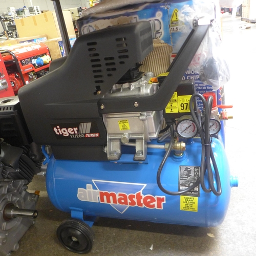 An Air Masters Tiger 11/260 230v 24 litre air compressor - Sold as ...