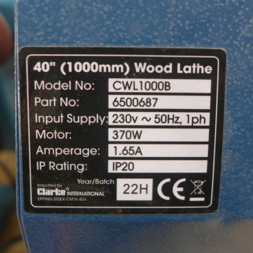 5018 - Two Clarke woodworker CWL1000 40