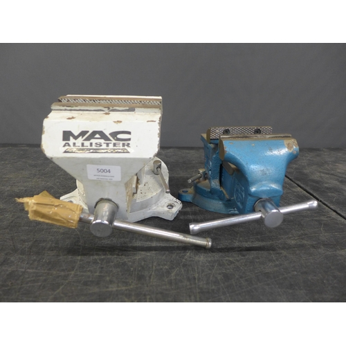 Two bench vices - McAllister and a VPA GS