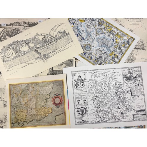 A collection of more than twenty large and very large old world replica ...