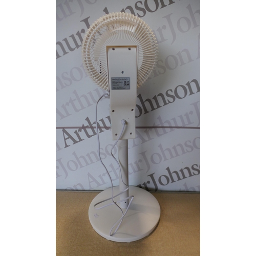 6011 - Vybra Turbo FX floor fan with remote, (369-28) *This lot is subject to VAT