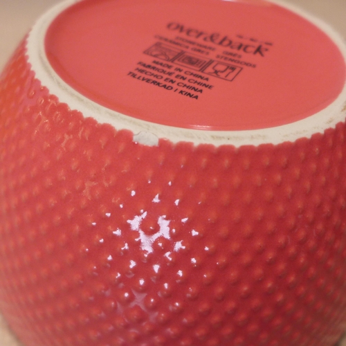 6020 - Over & Back rainbow bowls ( one chipped bowl), (369-47) *This lot is subject to VAT
