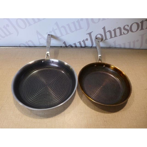 6055 - Masterpro stainless steel etching frying pans, (369-366) *This lot is subject to VAT