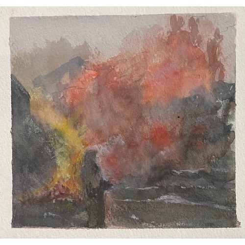 Robin Sharples, two original industrial scene paintings, one an oil on ...