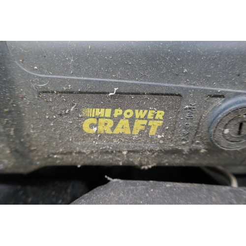 5038 - A Power Craft PAG-2300/2100k, 230v grinder in a case with spare discs