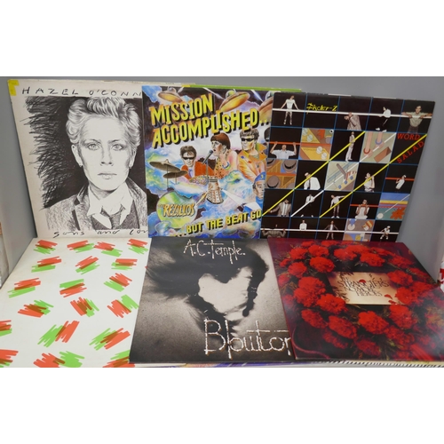 2062 - Fifteen punk and new wave LPs and 12