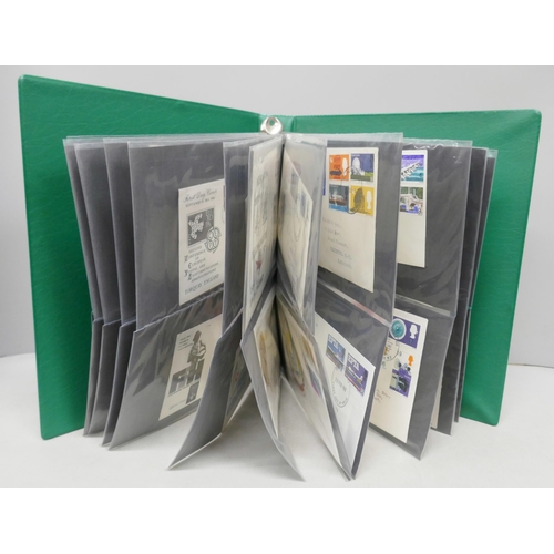 2081 - Stamps; an album of first day covers, Edward VIII to 1970