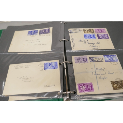 2081 - Stamps; an album of first day covers, Edward VIII to 1970