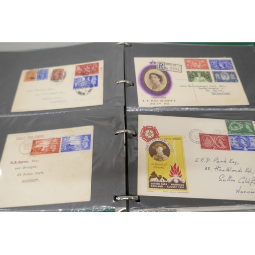 2081 - Stamps; an album of first day covers, Edward VIII to 1970