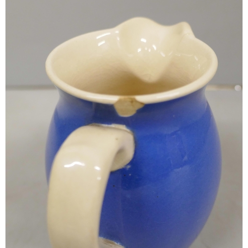 2089 - A set of T G Green Polo coffee cups and saucers with coffee pot, sugar bowl and milk jug in blue and... 