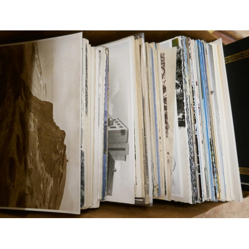 2096 - Postcards; a box of postcards, vintage to modern