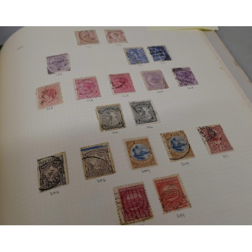 2097 - Stamps; mainly used collection on leaves, Australia, Australian States and New Zealand and  other Pa... 