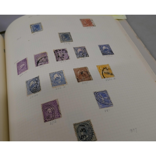2097 - Stamps; mainly used collection on leaves, Australia, Australian States and New Zealand and  other Pa... 