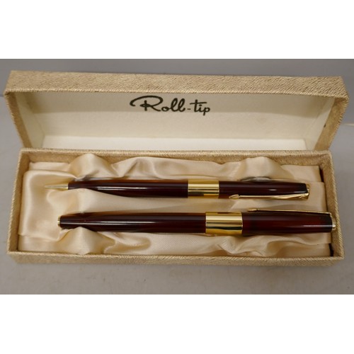 2065 - A box of costume jewellery including Pierre Cardin and Rotary watch