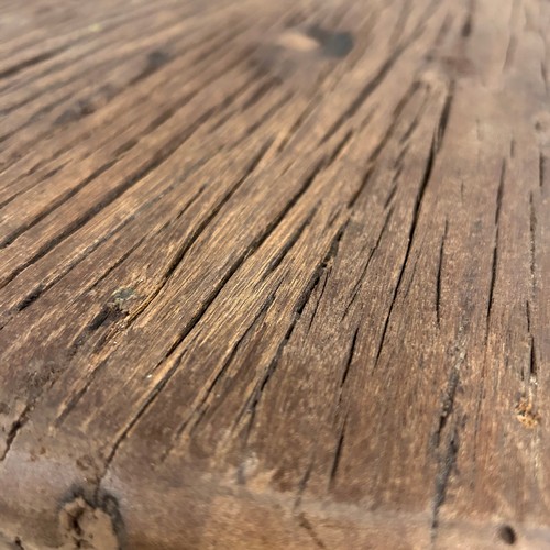 3203 - A driftwood circular side table