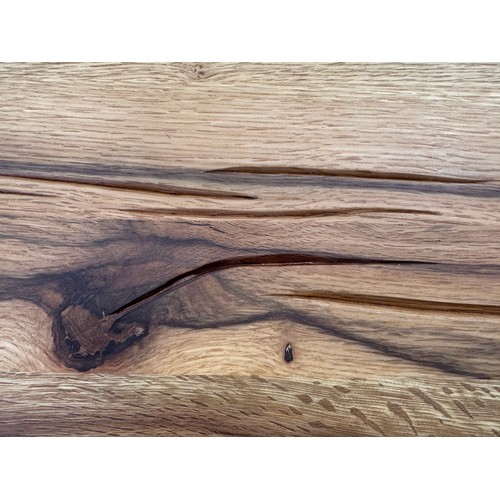 3181 - A solid oak two door three drawer sideboard