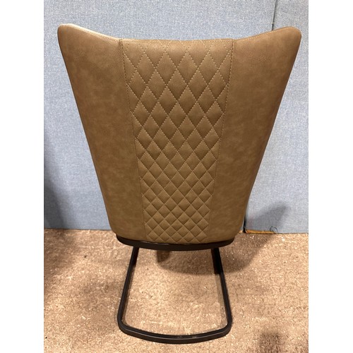 3185 - A solid oak 240cm dining table with 3 mushroom leather dining chairs and a solid oak bench