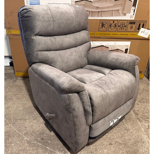 3194 - A Felix stone fabric swivel reclining armchair, original RRP £316.66 + VAT (4245-10) *This lot is su... 