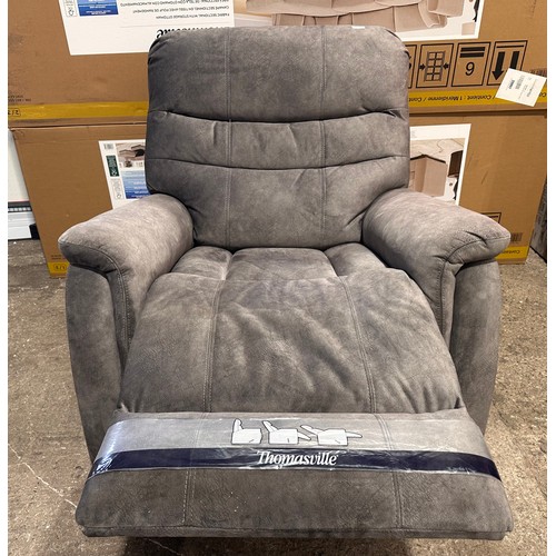 3194 - A Felix stone fabric swivel reclining armchair, original RRP £316.66 + VAT (4245-10) *This lot is su... 