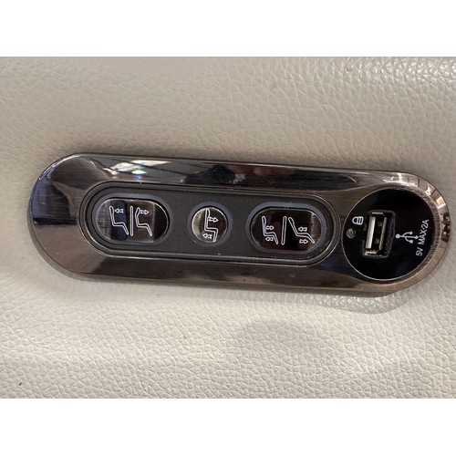 3196 - A Fletcher light grey power reclining armchair (requires power lead), original RRP £624.99 + VAT (42... 