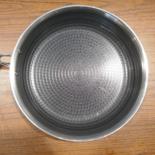 6016 - Two Masterpro stainless steel/aluminium fry pans, (370-61) *This lot is subject to VAT