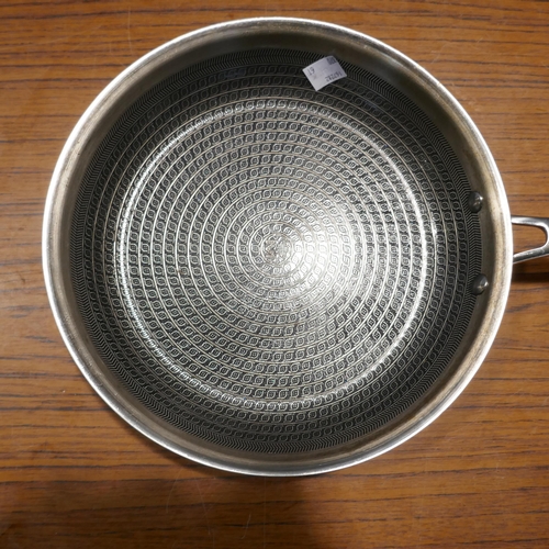 6016 - Two Masterpro stainless steel/aluminium fry pans, (370-61) *This lot is subject to VAT