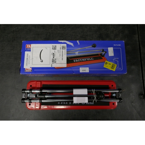 5120 - Two Faithful FAiTLC300 300mm capacity tile cutters (217321-16) *This lot is subject to VAT