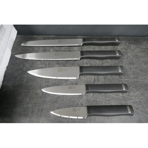 5064 - Ten boxes of five Richardson Sheffield assorted kitchen knives - unused