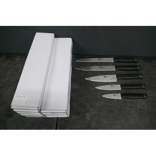 5069 - Ten boxes of five Richardson Sheffield assorted kitchen knives - unused