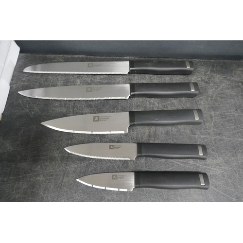 5086 - Ten boxes of five Richardson Sheffield assorted kitchen knives - unused