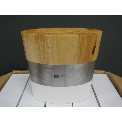 5105 - A box of ten Richardson Sheffield wood and metal knife blocks, boxed and unused