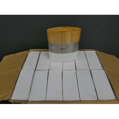 5110A - A box of Twelve Richardson Sheffield wood and metal knife blocks, boxed and unused