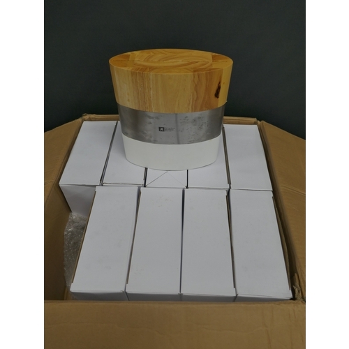 5104 - A box of ten Richardson Sheffield wood and metal knife blocks, boxed and unused