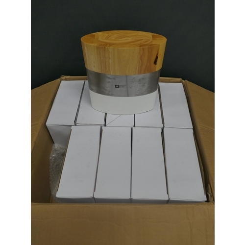 5105 - A box of ten Richardson Sheffield wood and metal knife blocks, boxed and unused