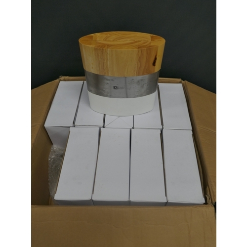 5109 - A box of ten Richardson Sheffield wood and metal knife blocks, boxed and unused