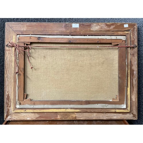 296 - Richard Allan, Devonshire coastal scene landscape, oil on canvas, framed