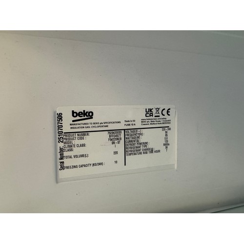 4004 - Beko integrated tower freezer (transit marked) (556-113) *This lot is subject to VAT