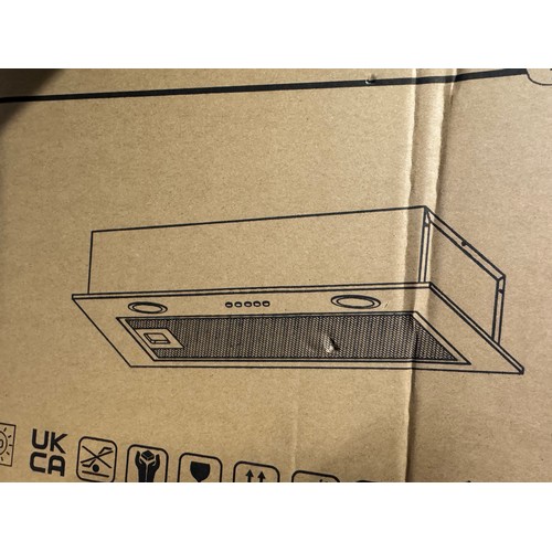 4026 - Two CDA canopy hoods and a Matrix chimney hood (556-13,36,38) *This lot is subject to VAT