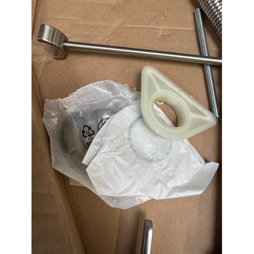 4039 - Brushed nickel pull down mixer tap (556-174) *This lot is subject to VAT