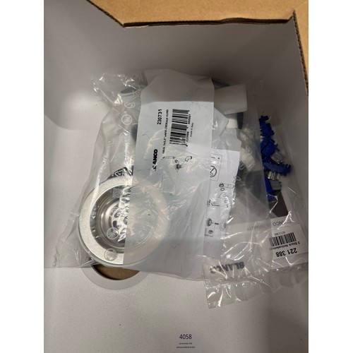 4058 - Blanco composite white 1.0 bowl sink (556-96) *This lot is subject to VAT