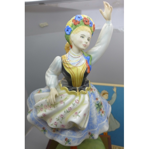2067 - Two Royal Doulton limited edition Dancers of the World figures, Polish dancer and Kurdish dancer, wi... 