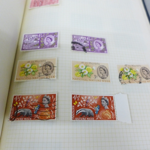 2127 - Stamps; a Windsor album containing used stamps from 1858 to 1970 including 60+ 1d reds, later Victor... 