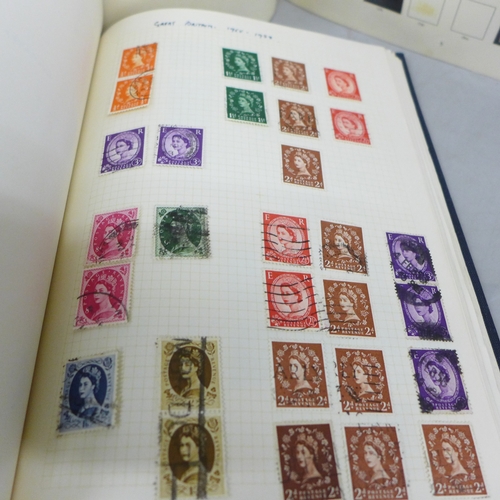 2127 - Stamps; a Windsor album containing used stamps from 1858 to 1970 including 60+ 1d reds, later Victor... 