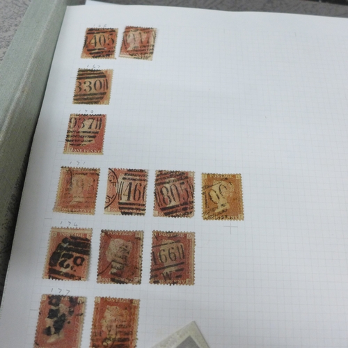 2129 - Stamps; a box file of Great Britain stamps, covers, etc.