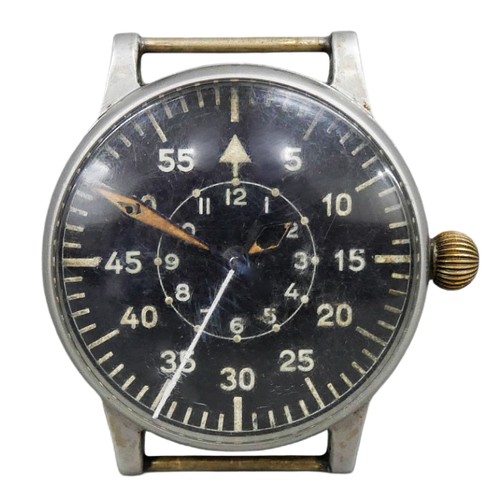 7396 - A. Lange & Söhne - a World War II German military issue pilot's/observer's watch, (B-Uhr, Beobachtun...