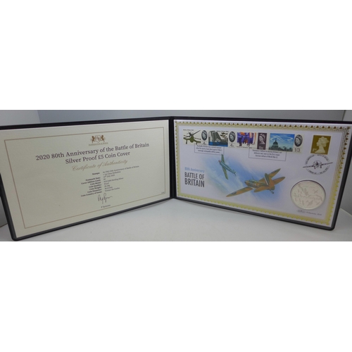 7442 - Battle of Britain, Harrington & Byrne, 2020 80th Anniversary of the Battle of Britain silver proof £... 